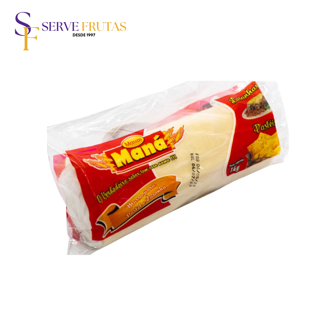 Massas Resfriada em Rolo 2 Kg - Massa Mais Grossa