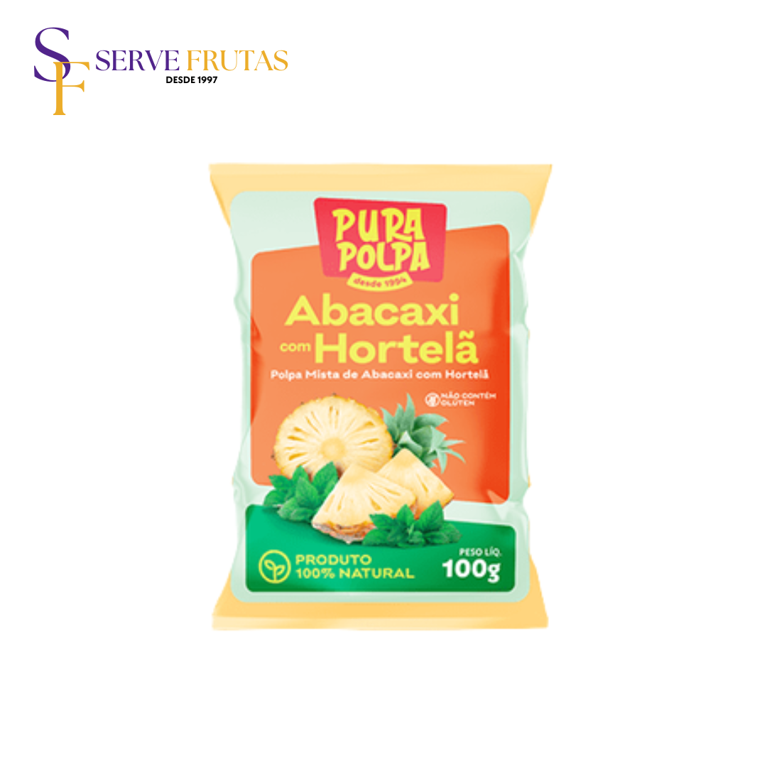 Pura Polpa de Abacaxi/Hortelã