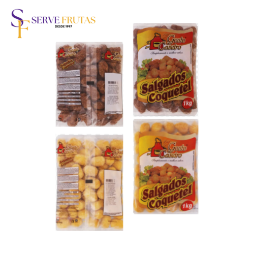 Minis Salgados Congelado Cru